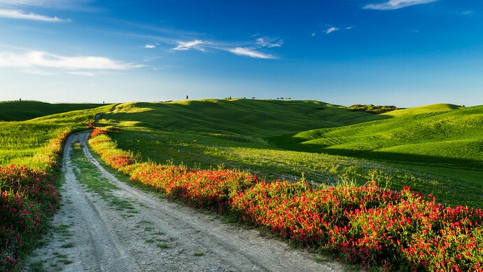 tuscany-3840x2160-4k-hd-wallpaper-italy-meadows-road-wildflowers-sky-5278