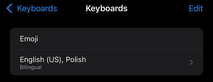 keyboard settings